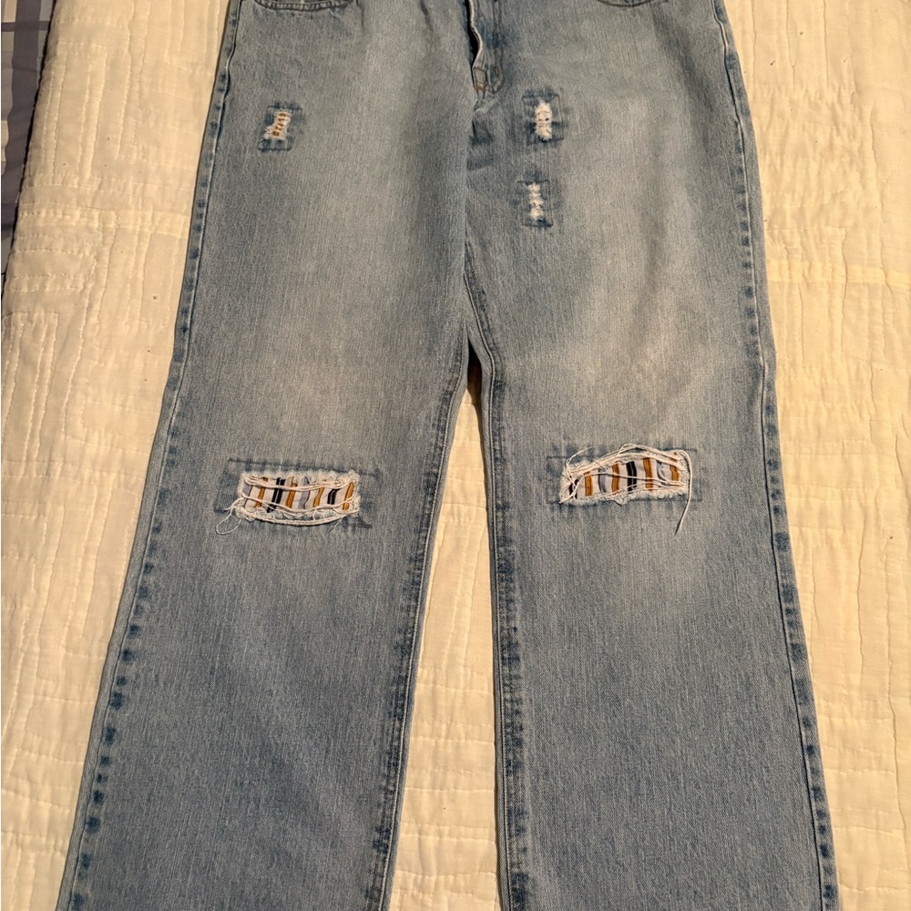 Parts Brand Men's 32x30 Distressed Design Jeans